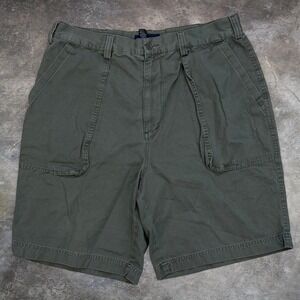 Vintage Chereskin Military Green Shorts Men's Size 35x9 Casual Summer Minimalist